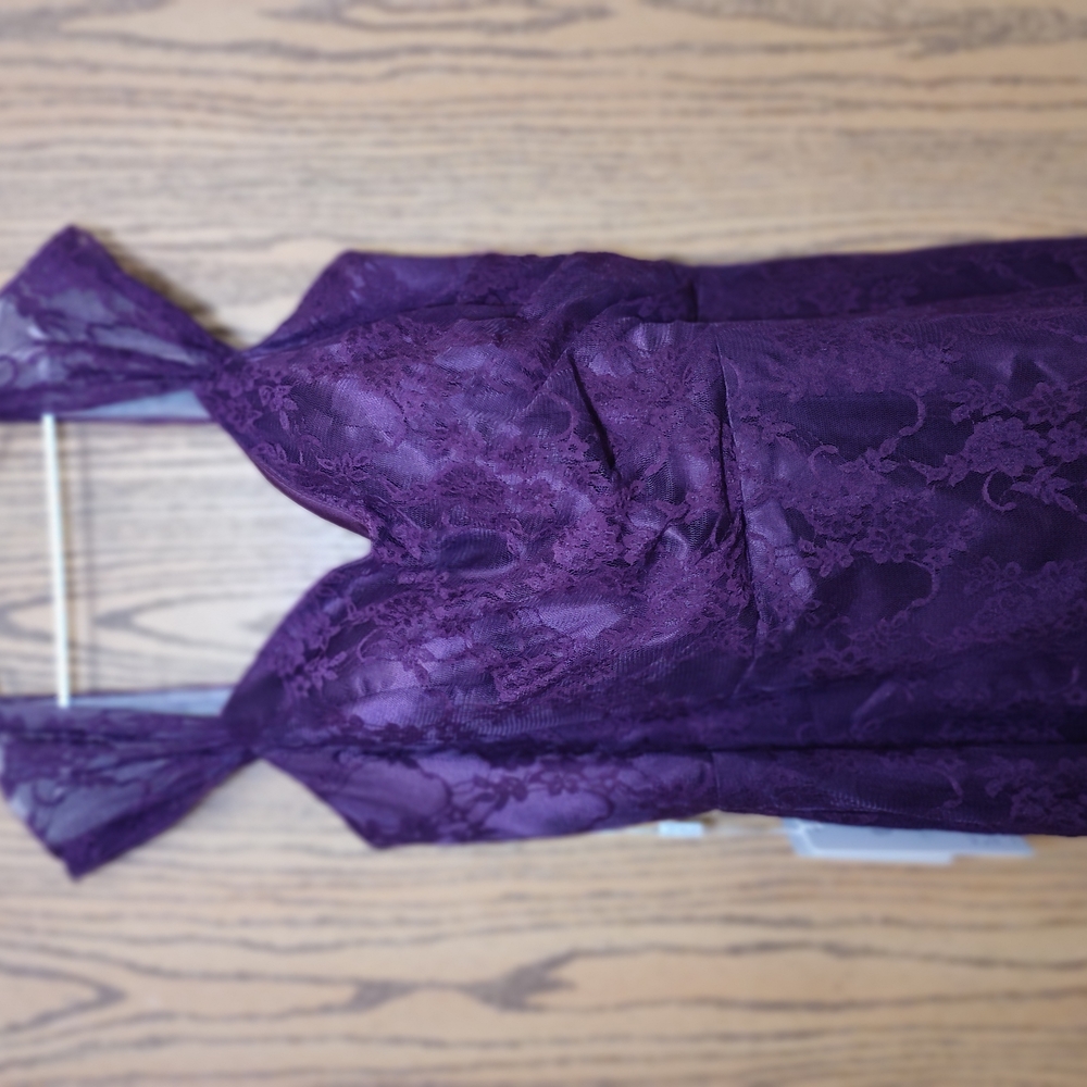 JJs House Grape Lace Dress